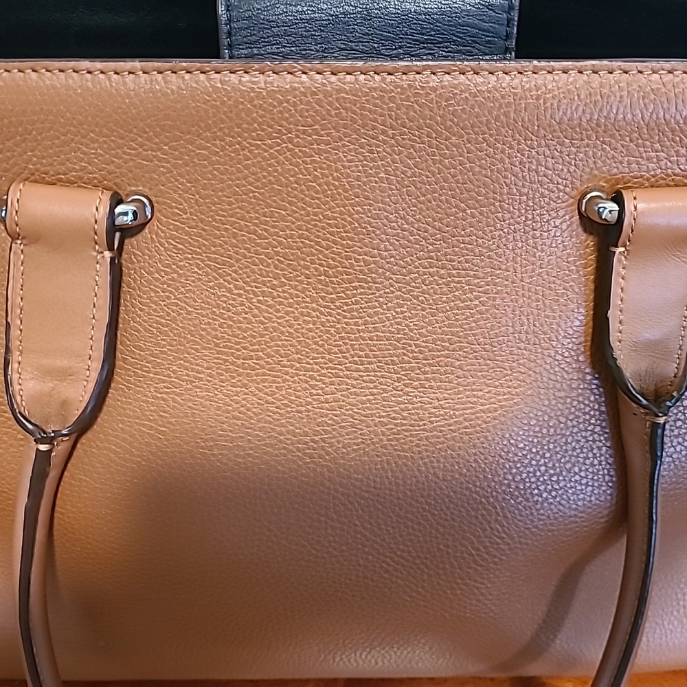 Coach Tan Leather Satchel - Picture 8 of 15
